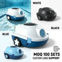 Robot de Limpieza de Piscinas Domésticas/Comerciales Pequeñas, Robot Automático Enterrado de Plástico Ecológico para Limpieza de Piscinas