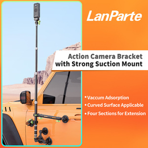 Kit <span class=keywords><strong>de</strong></span> montaje en coche Soporte <span class=keywords><strong>de</strong></span> cámara <span class=keywords><strong>de</strong></span> montaje <span class=keywords><strong>de</strong></span> triple succión con <span class=keywords><strong>palo</strong></span> <span class=keywords><strong>Selfie</strong></span> <span class=keywords><strong>de</strong></span> 1,3 m para <span class=keywords><strong>Gopro</strong></span> Hero Insta360 DJI OSMO Cámara <span class=keywords><strong>de</strong></span> deportes <span class=keywords><strong>de</strong></span> acción - Product Image 6