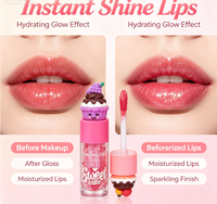 Gloss à lèvres hydratant et scintillant en gros, effet miroir, non collant, maquillage des lèvres, gloss beauté, marque privée