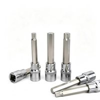 Jeu de embouts de visseuse à chocs Steel Shield de 1/2 pouce avec embouts à fente, Phillips, Torx et hexagonaux en acier allié au chrome-vanadium 125 mm