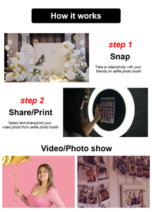 便携式 iPad 拍照亭带液晶屏幕支架 美国/加拿大/英国仓快速发货 拍照亭 生日派对拍照亭 iPad - Product Image 5