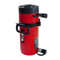 Vente directe usine BMDH-1003 Cylindre hydraulique à double effet à piston creux 95 tonnes, course 76 mm pour tensionnement et essais de charge