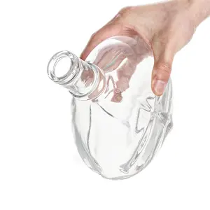 Beautiful Whiskey Decanter 750ml 1000ml Creative Miniature Empty Wine Glass Bottle