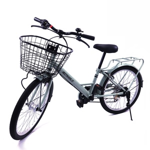 Vélo de <span class=keywords><strong>ville</strong></span> de loisir automatique à six vitesses en forme de V de 22 pouces/bicyclette simple élégante/bicyclette de <span class=keywords><strong>ville</strong></span> à vitesse variable - Product Image 1