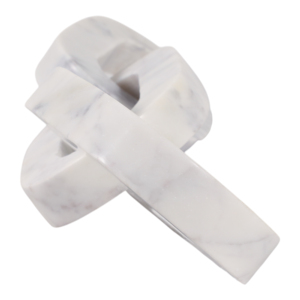 Ornamento a catena in marmo intagliato, scultura moderna per l'arredamento di casa, soggiorno e ufficio. - Product Image 3