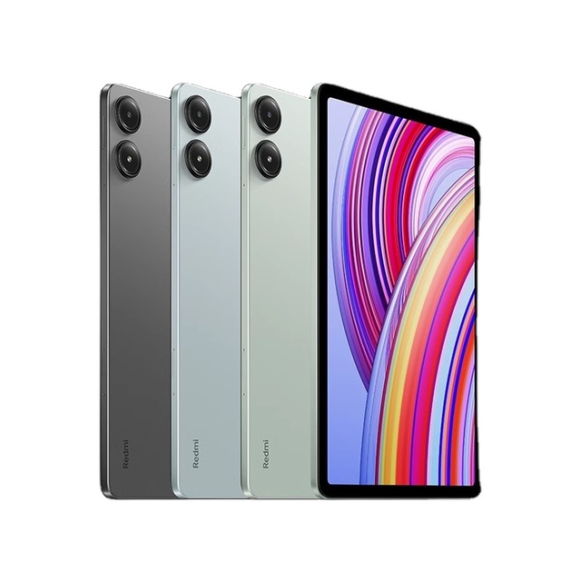 New Red Mi Pad Pro 12.1" Tablet Wi-Fi 120Hz 2.5K Display 10000mAh Battery for Snapdragon 7s Gen 2 CPU 33W Fast Charge 8MP Camera