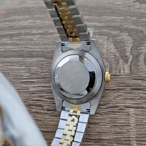 Boîtier en acier inoxydable doré de haute qualité 39 mm avec verre saphir, accessoires de montre de marque pour mouvements 2836 et 8215 - Product Image 4