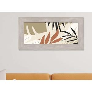 Cuadro Grande Tropical con Cornisa Boston Beige 57x28 cm - Product Image 1