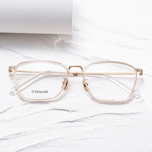 MUIINATIT Gafas rectangulares con montura completa, color sólido, lentes de resina antirreflectantes ligeras, monturas de corrección de visión para mujeres y adultos - Product Image 6