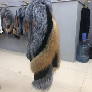 2022 Wintermode Damen Echtpelzmantel Luxus Jacke aus Natur Finnland Pelz in Übergröße - Product Image 4