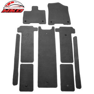 Alfombrillas para Toyota Sienna 7 pasajeros 21-26, alfombras antideslizantes delanteras y traseras grises para coche, 9 piezas - Product Image 1