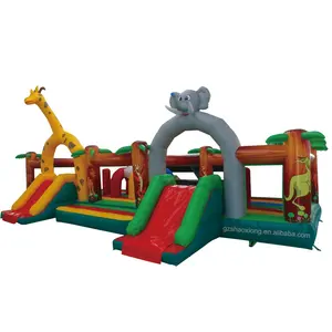 Big Inflatable Bounce House Park Jumping Boucing Playground Bouncy Castle For Commercial