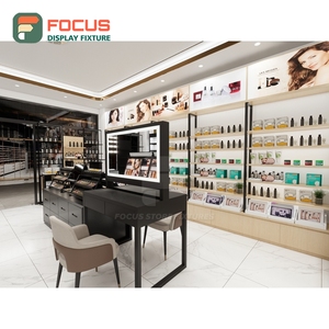Factory Direct Boutique Store <b>Led</b> <b>Lighting</b> Wall Shelving Layout Design Beauty Retail Design - Product Image 4