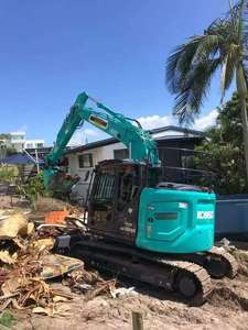 Kobelco มือสอง SK135SR ไฮดรอลิกตีนตะขาบรถขุดไฮดรอลิก Hino เครื่องยนต์แกนมอเตอร์กระปุกเกียร์90% ปั๊มสภาพใหม่2019รุ่น3.8 - Product Image 3