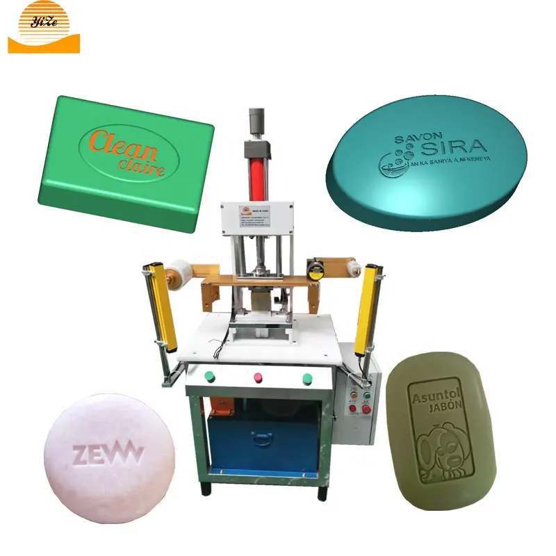 Hydraulische Wasmiddel Handzeeplogo Printer Stamper Persmachine Handmatige Zeepgietmachine En Stempelmachine