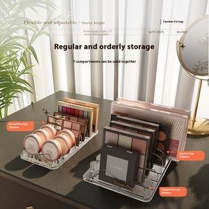 אקריליק שקוף eyeshadow לוח אחסון מלבן פלסטיק אבקת אבקת עיניים סומק צל קוסמטיקה - Product Image 2