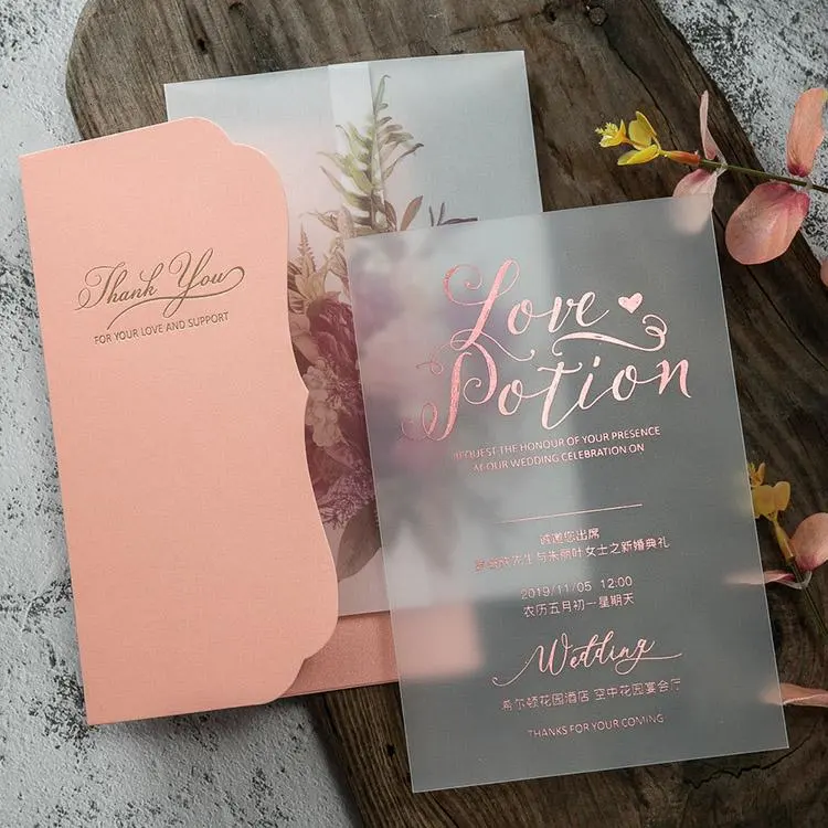 Luxus-Hochzeits-Einladungskarte, personalisierte individuell bedruckte Designs Luxus-Hochzeits-Einladungskarte/