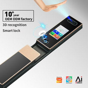 Cardoria Reconocimiento facial inteligente Cerradura de puerta inteligente Palmprint Huella digital Cerradura inteligente completamente automática - Product Image 2
