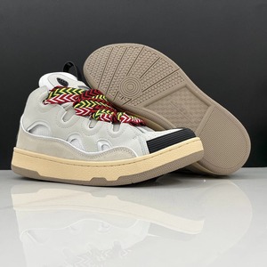 Premium Genuine Leather Platform Men's Retro Summer Sneakers Breathable Lightweight Anti-Slip Casual Walking <b>Shoes</b> Stylish - Product Image 3