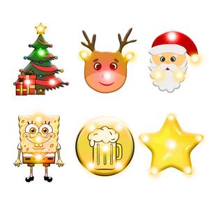 ป้ายไฟ LED แบบเข็มออกแบบได้เองอะนิเมะสไตล์ผ้าโพลีเอสเตอร์ของขวัญโฆษณาเบียร์ของขวัญส่งเสริมการขาย - Product Image 1