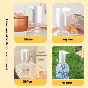 Dispensador de Agua Portátil Recargable por USB de 1200 mAh, Dispensador de Agua Eléctrico Mini de Escritorio, en Oferta - Product Image 4