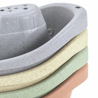 Lot de Offre Spéciale de 6 bateaux de bain empilables jouets de baignoire flottants pour bébé
