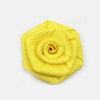 Nouvelles patchs roses en ruban tissés à la main, mini taille 2,5 cm (1 pouce) - Accents décoratifs élégants et raffinés