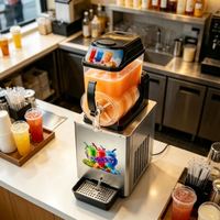 Machine à boissons glacées professionnelle à double réservoir avec commandes numériques pour des résultats de slush uniformes