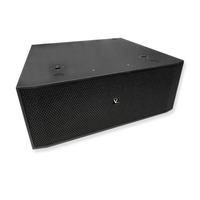 TP218H Double enceinte 18 pouces en contreplaqué noir pour mariage, système audio ultra-basse fréquence pour salle de karaoké, équipement de studio complet