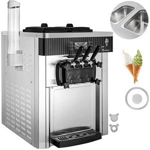 Stock disponible en entrepôt en République tchèque, en Pologne et en Allemagne pour une machine à crème glacée molle à haute productivité, poudre à crème glacée, nouvelle, 2200W, 20L/h - Product Image 1