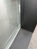 Système de mur-rideau en verre à cadre étroit en alliage d'aluminium, design moderne, insonorisé, pour bureau, hôtel, salon, cloison, garantie 5 ans