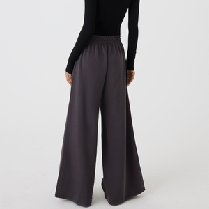 Pantalon de sport islamique musulman personnalisé à jambes larges pour femme, séchage rapide, UPF50, colorblock, Spandex/Polyester - Product Image 3
