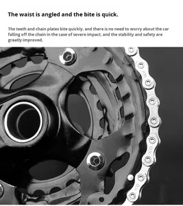 <span class=keywords><strong>Cadena</strong></span> de <span class=keywords><strong>Bicicleta</strong></span> Profesional de 12 Pulgadas 11128 <span class=keywords><strong>para</strong></span> 7 y 12 Velocidades, Compatible con Bicicletas de 21, 24, 27 y 30 Dientes - Product Image 5