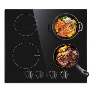 2024 Hotsale 7600 Watt Inverter Cooktop 220V 4 Burner Induction Hob With <b>Knob</b> <b>Knob</b> Control Power Electric Hob - Product Image 5