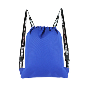 Polyester Drawstring <b>Bags</b> <b>For</b> Sport Storage, Drawstring Backpack <b>Bags</b> with Printing and Webbing <b>Strap</b> - Product Image 4