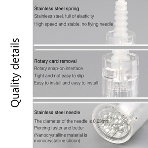 Cartuchos Desechables Transparentes para <span class=keywords><strong>Dr</strong></span>. <span class=keywords><strong>Pen</strong></span>, Agujas de 9-42 Pines y Redondas/3D/5D Nano, Cartucho de Agujas N2/<span class=keywords><strong>M5</strong></span>/M7/A6/A1 MTS - Product Image 3