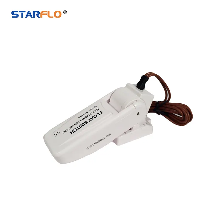 Starflo ปั๊มน้ำสวิตช์ลอยระดับเซ็นเซอร์ระดับน้ำ12V 24V สวิตช์ลอย