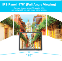 Monitor LCD TFT de Matriz Activa Industrial de 12 Pulgadas 4:3, 1024*768, HDMI, VGA, BNC, AV, USB, Altavoz, Soporte VESA, Táctil Capacitivo Opcional