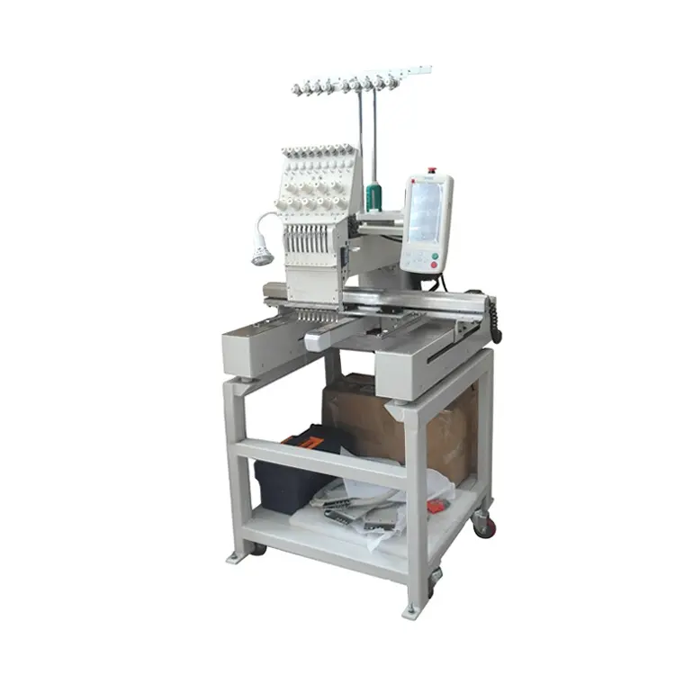 1201 High speed hats t-shirt single head computer embroidery machine for sale