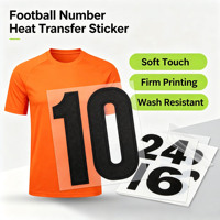 Écusson thermocollant personnalisé pour maillot de football 2026 avec nom et numéro, impression sérigraphique, badge de football, étiquette numérique en vinyle