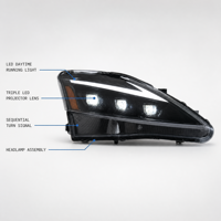 Ensemble de phares à LED retrofit pour Lexus IS250 IS300 IS200 2006-2012 12V 35W DRL