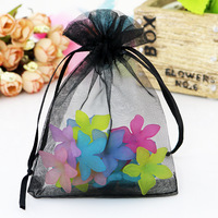 Sacs en filet personnalisés en gros avec logo, pochettes colorées en organza pour petits cadeaux, bijoux, et emballage de savon avec cordon de serrage