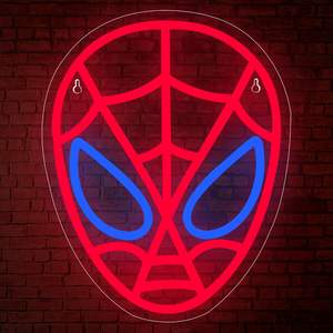 Letrero de Neón del Equipo de Fútbol Lions, con Alimentación USB, Luz Regulable, Logotipo del Equipo de Fútbol para Decoración de Pared, Cueva del Hombre - Product Image 1