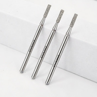 Fraise diamantée professionnelle 3/32 pour manucure russe, fraise à ongles diamantée pour cuticules, pour ponceuse à ongles