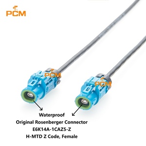 สายอีเธอร์เน็ตสำหรับยานยนต์แบบกันน้ำ H-MTD ตัวเมีย-ตัวเมีย รหัส Z ของแท้ Rosenberger รุ่น E6K14A-1CAZ5-Z  E6K14A-1CAZ5-y - Product Image 3