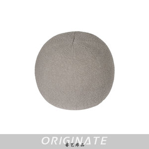 RUIYI <span class=keywords><strong>Coussin</strong></span> décoratif rond en coton et <span class=keywords><strong>lin</strong></span> multicolore <span class=keywords><strong>Coussin</strong></span> créatif doux et confortable Boule en peluche <span class=keywords><strong>de</strong></span> remplissage - Product Image 2