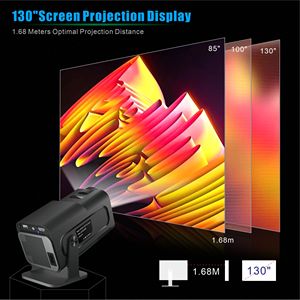 Proyector Mini HD Original de Fábrica HY320, Proyector Multimedia Inteligente 720p, Mini Proyector LED Portátil para Juegos HY320 - Product Image 4