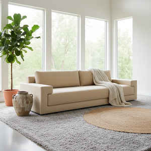 Sofá RH <span class=keywords><strong>PIERO</strong></span>, Muebles Modernos de Madera para Sala de Estar, Sofá Seccional Tapizado en Tela para Hoteles, Relleno de Esponja - Product Image 2