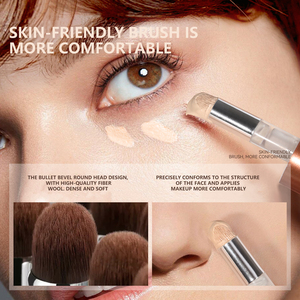 DEROL naturel Nude crème correcteur Palette crayon liquide hydratant pour le contour de la peau du visage couvre les marques d'acné minéral foncé - Product Image 5
