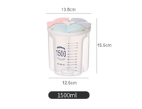 Boîte de rangement des aliments 20 pièces, organisateur de cuisine en plastique, boîte de rangement des noix, thé sucre bonbons, pot conteneur